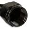 Mr. Gasket -12 an 90 Degree Push-on Hose Ends, Black 209012-BL