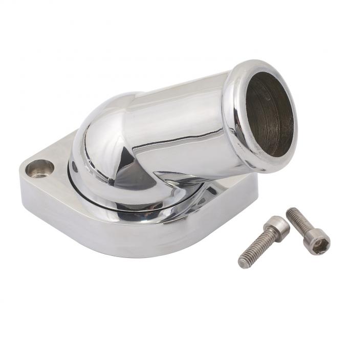 Mr. Gasket Water Neck, Swivel, 30 Degree Angle, Chrome 2670