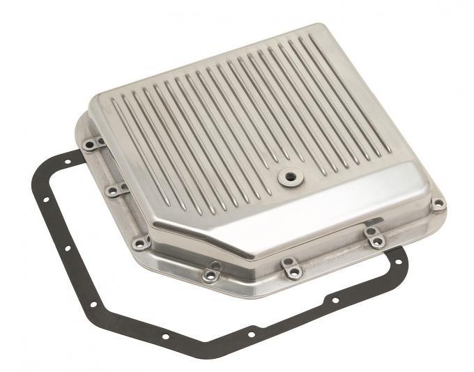 Mr. Gasket Transmission Oil Pan, Polished Aluminum 9791G