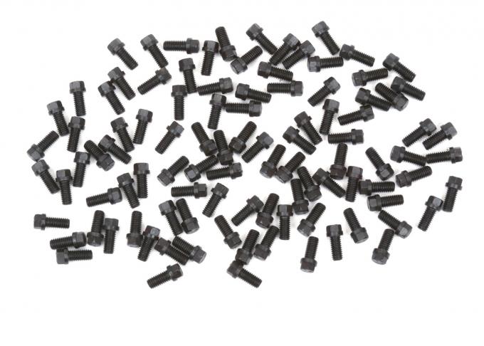 Mr. Gasket Header Bolts, 3/8-16 X 3/4 Inch Hex Head, Black Oxide, 100 Pieces 915A