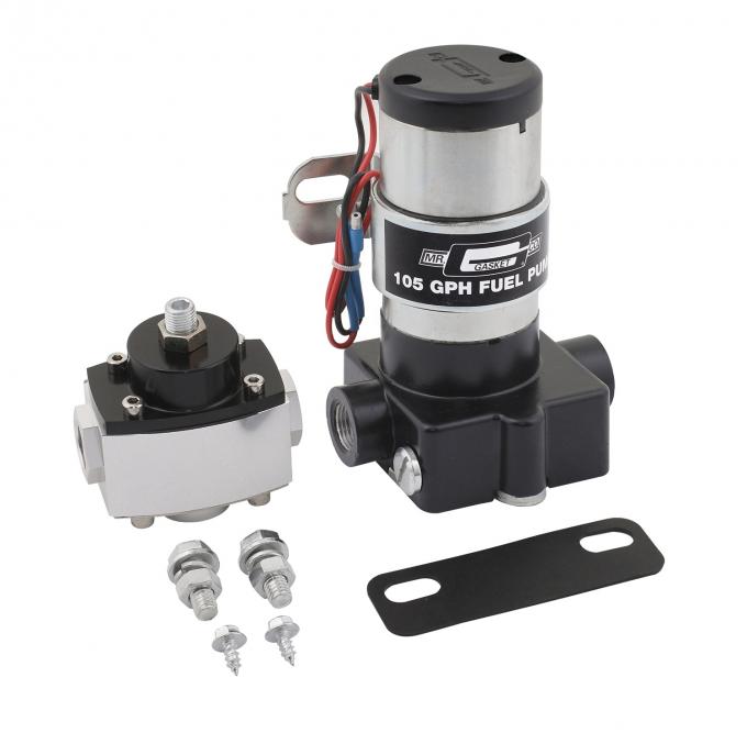 Mr. Gasket Electric Fuel Pump with Regulator, 105 GPH 105P