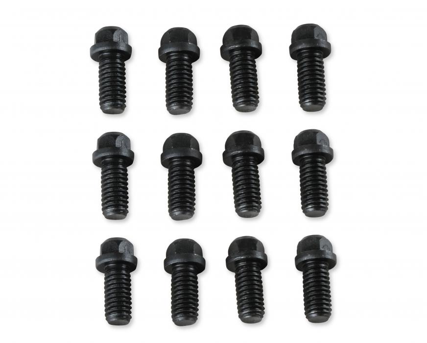 Mr Gasket 916 Header Bolts – 3/8-16 X 3/4, Grade 5 Black Oxide, Allen Head