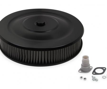 Mr. Gasket Easy Flow Air Cleaner, Flat Black Powder Coated 1412G
