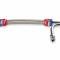 Mr. Gasket Adjustable Fuel Line with Red and Blue Hose Ends 1556G