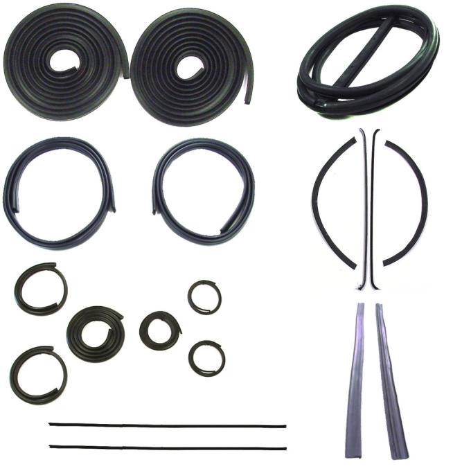 Precision Complete Weatherstrip Seal Kit - Models With Weatherstrip Trim Groove. Includes Cab Windlace. CWK 1111 49