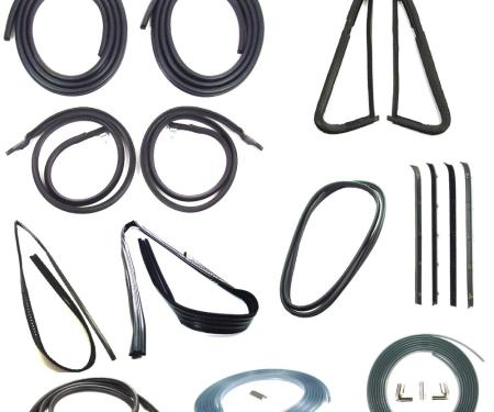 Precision Complete Weatherstrip Seal Kit - Models With Weatherstrip Trim Groove and 1 Piece Style Vent Seals CWK 1111 85