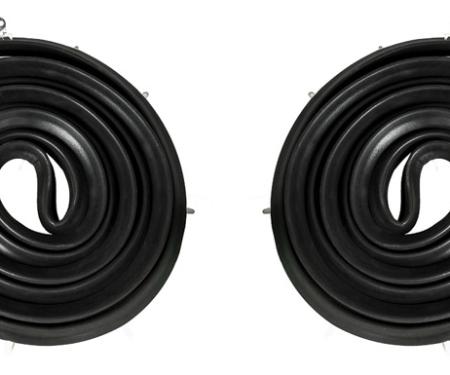 Precision 4 Door Sedan/Wagon - Door Weatherstrip Seal Kit, Left and Right Hand, 2 Piece Kit DWP 1310 67