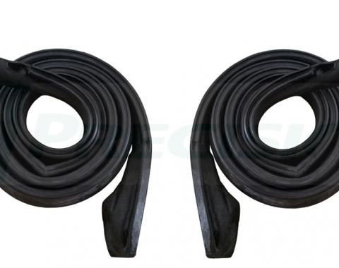 Precision 4 Door Hardtop - Roof Rail Weatherstrip Seal, Left and Right Hand, Pair RWP 1510 67
