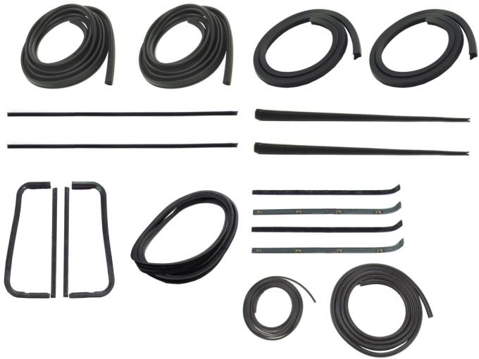 Precision Complete Weatherstrip Seal Kit - Models With Weatherstrip Trim Groove And Non Metal Framed Door Glass CWK 1112 60