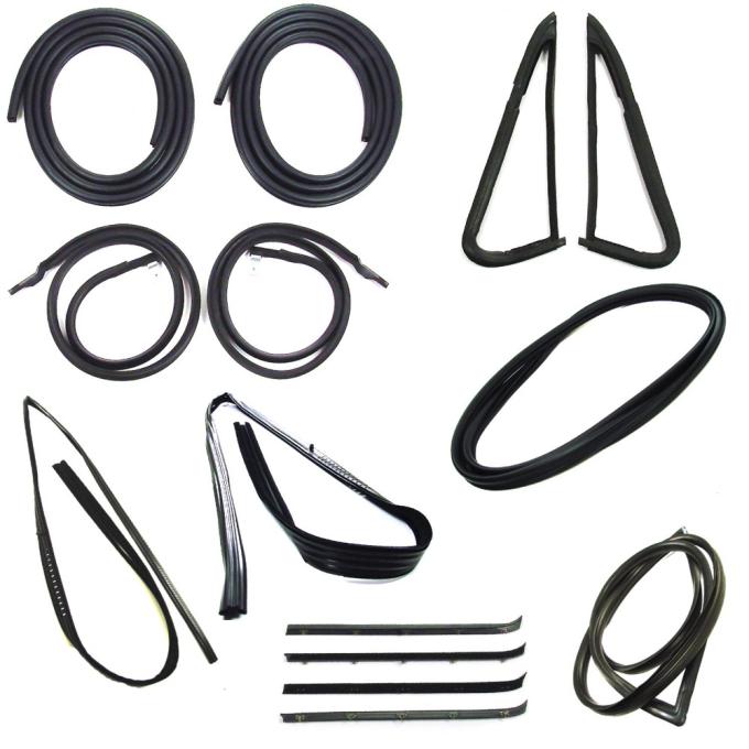 Precision Complete Weatherstrip Seal Kit - Models Without Weatherstrip Trim Groove and 1 Piece Style Vent Seals CWK 1110 85