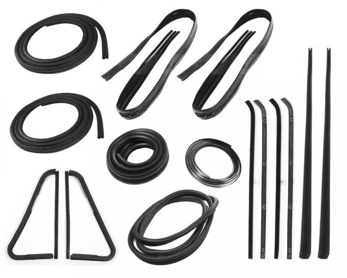 Precision Complete Weatherstrip Seal Kit - Models With Weatherstrip Trim Groove, Push-On Door Seals CWK 1110 64 PDS