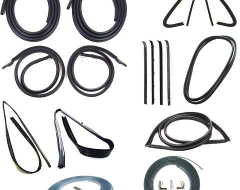 Precision Complete Weatherstrip Seal Kit - Models With Weatherstrip Trim Groove and 2 Piece Style Vent Seals CWK 1112 81
