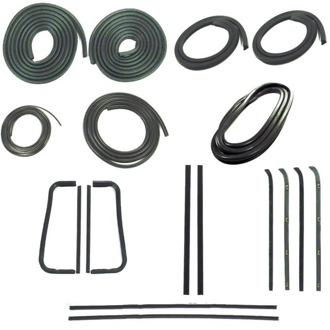Precision Complete Weatherstrip Seal Kit - Models With Out Weatherstrip Trim Groove And Metal Framed Door Glass CWK 1111 60