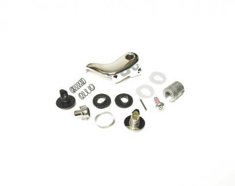Precision Vent Window Locking Handle Kit, Chrome, Left Hand 15617125