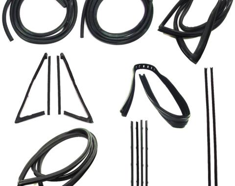 Precision Complete Weatherstrip Seal Kit - Models With Weatherstrip Trim Groove and Black Beltlines CWK 1110 71
