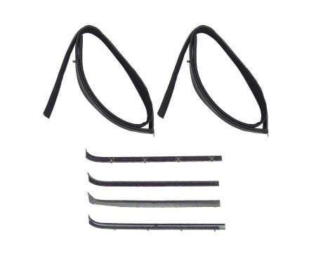 Precision Beltline Molding and Glass Run Channel Kit, Left and Right Hand, 6 Piece Kit WFK 1121 73