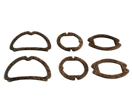 Metro Moulded Parts 6-Piece Lens Gasket Kit. LGK 2004-102