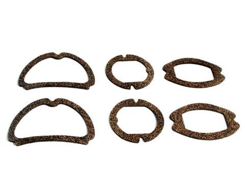 Metro Moulded Parts 6-Piece Lens Gasket Kit. LGK 2004-102