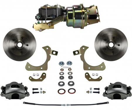 Leed Brakes Power Front Kit with Plain Rotors and Zinc Plated Calipers FC1011-K1A3