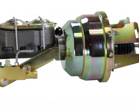 Leed Brakes 8 inch dual power booster, 1-1/8 inch bore master disc/drum (Zinc) 3M1A1
