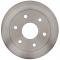 Leed Brakes Rear Disc Brake Kit with Plain Rotors and Zinc Plated Calipers RC6001