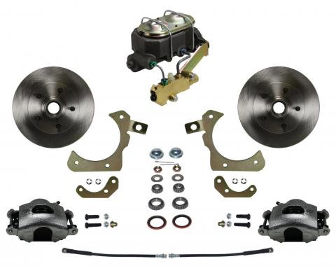 Leed Brakes Manual Front Kit with Plain Rotors and Zinc Plated Calipers FC1011-3A1