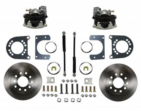 Leed Brakes Rear Disc Brake Kit with Plain Rotors and Zinc Plated Calipers RC1007