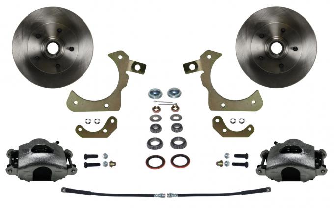 Leed Brakes Spindle Kit with Plain Rotors and Zinc Plated Calipers FC1010SM
