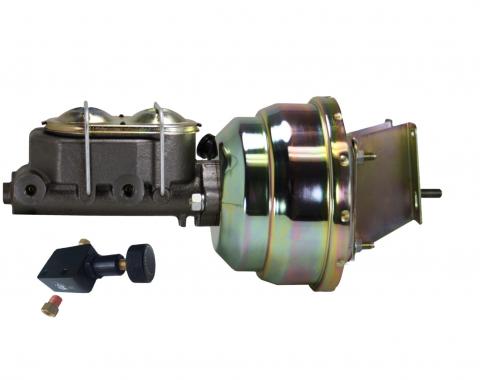 Leed Brakes 8 inch dual power brake booster with bracket (Zinc) H8105