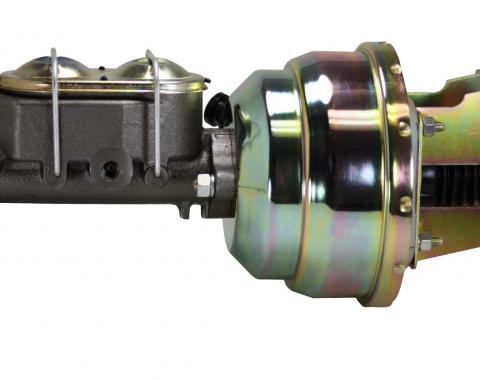 Leed Brakes 8 inch dual power booster, 1-1/8 inch bore master (Zinc) 3M1