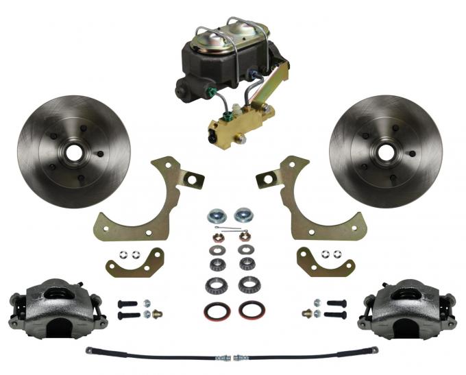 Leed Brakes Manual Front Kit with Plain Rotors and Zinc Plated Calipers FC1011-3A1