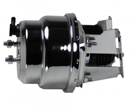 Leed Brakes 7 inch dual power brake booster with bracket (Chrome) 4L