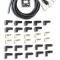 Accel Spark Plug Wire Set, Universal, 180 Deg White Ceramic Boots 9000C