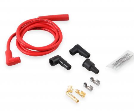 Accel Single Wire Replacement Kit, Staight and 90° Spark Plug Boots, Universal, Red 170500R