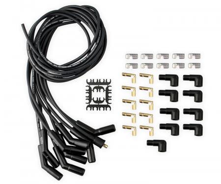 Accel Spark Plug Wire Set, Universal, 180 Deg White Ceramic Boots 9000C