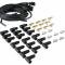 Accel Spark Plug Wire Set- 8mm, Black Wire with Black 90 Deg Boots 4041K