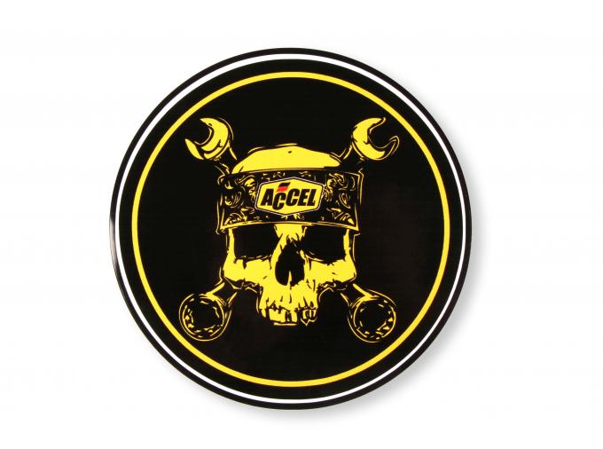 Accel Skull Decal 74839G