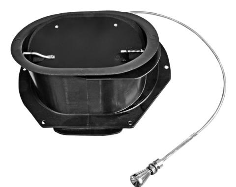 Dynacorn 63 Fresh Air Vent Assembly Chrome LH 1717L