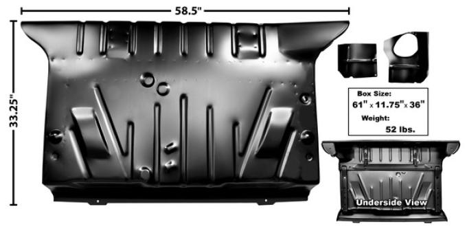 Dynacorn 62-64 Trunk Shelf Panel 1781B