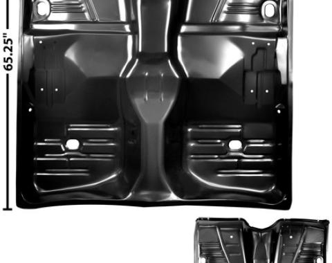 Dynacorn 61-64 Full Floor Pan No Brace-No Rear Seat Pan 1700GA