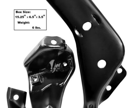 Dynacorn Front Bumper Bracket 64 RH 3 Pc / Set 1700M