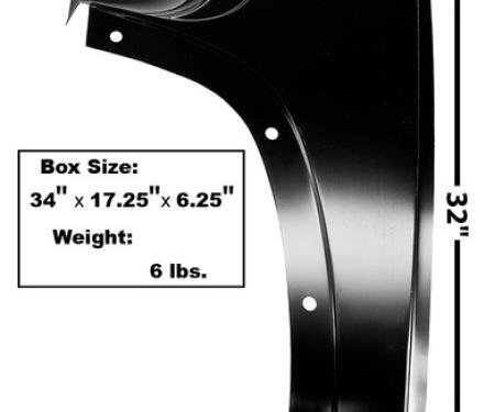 Dynacorn 47-54 Cowl Outer Lower Panel LH 1106DA