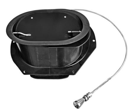 Dynacorn 63 Fresh Air Vent Assembly Chrome LH 1717L