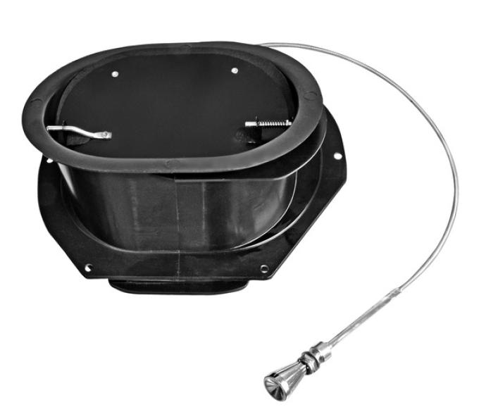 Dynacorn 63 Fresh Air Vent Assembly Chrome LH 1717L