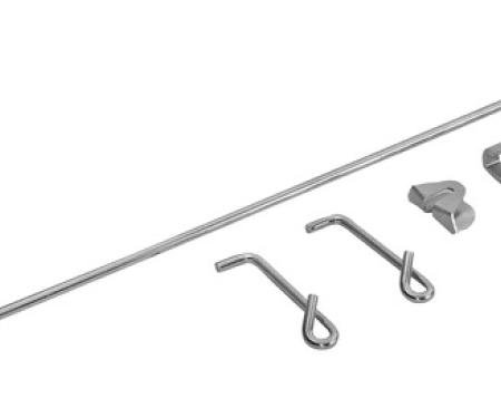 Dynacorn 67-72 Emergency Brake Cable Guide 6pc / Set 1220A