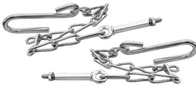 Dynacorn 54-87 Stepside Tailgate Chain Stainless Pr 1172A