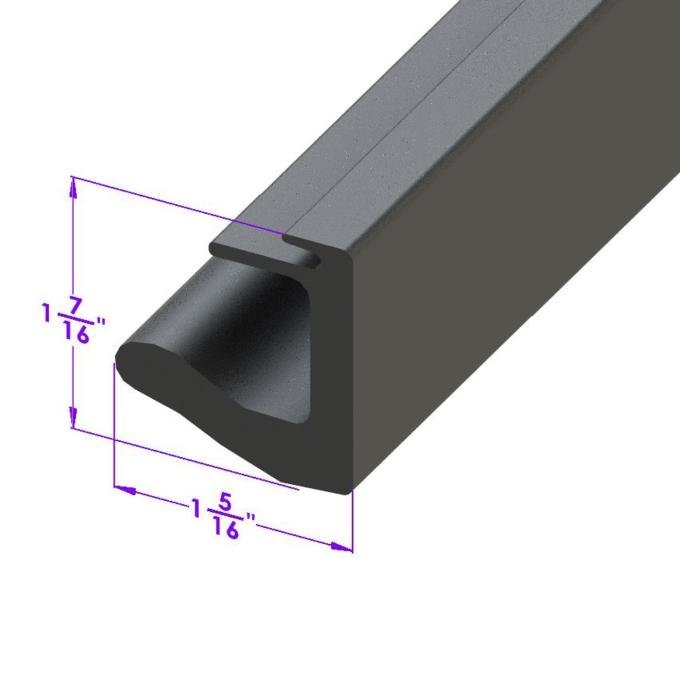 Metro Moulded Parts 1955-1956 Cadillac / Ford / Pontiac / Chevrolet / Oldsmobile / Buick Roof Rail Seals Two 6' Pieces. No Steel Insert. May Fit Some Models Pair LP 110-B
