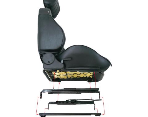 Procar 1963-1967 Chevrolet Adapters Bucket Driver/Left 81106