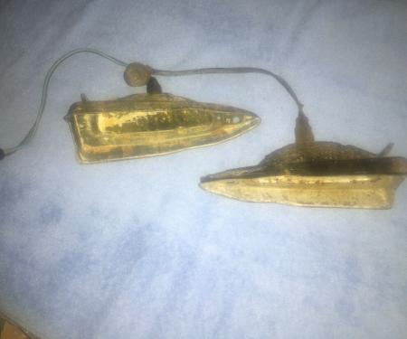 Full Size Chevy Parking Light Housings, USED 1959