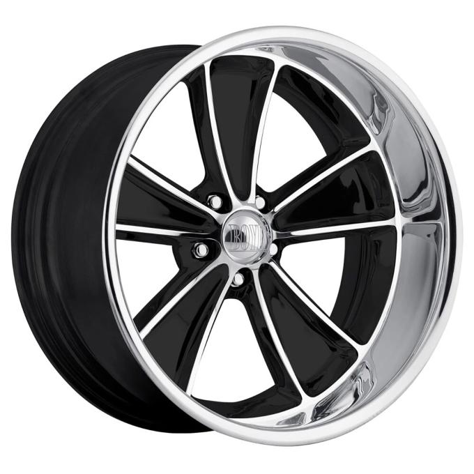 Boyd Coddington 18x8 Speedster Black Machined / Diamond Cut Lip 5x5 BS 4.5 BP BC2-887345B